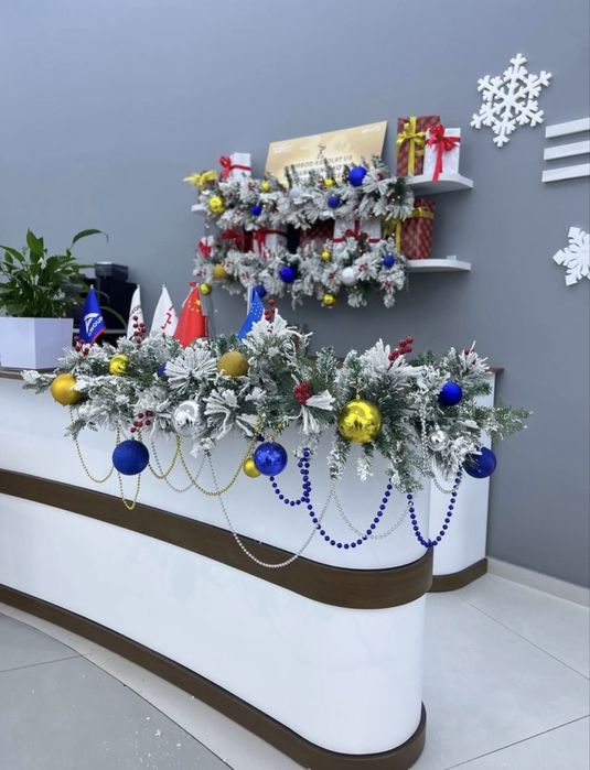 Оформления на новый год  Yangi yil bezaklari  Янги йил  Archa bezatish