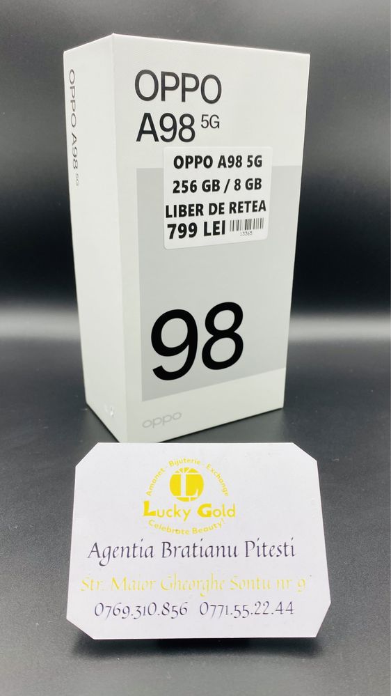 Oppo A98 5G 256/8 gb liber de retea cod produs 13365