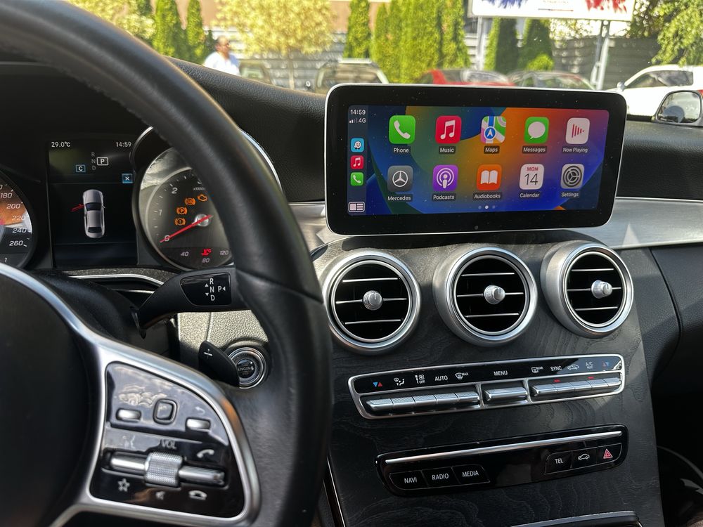 Activare Apple Carplay Android Auto Mercedes C Class w205 & GLC x253