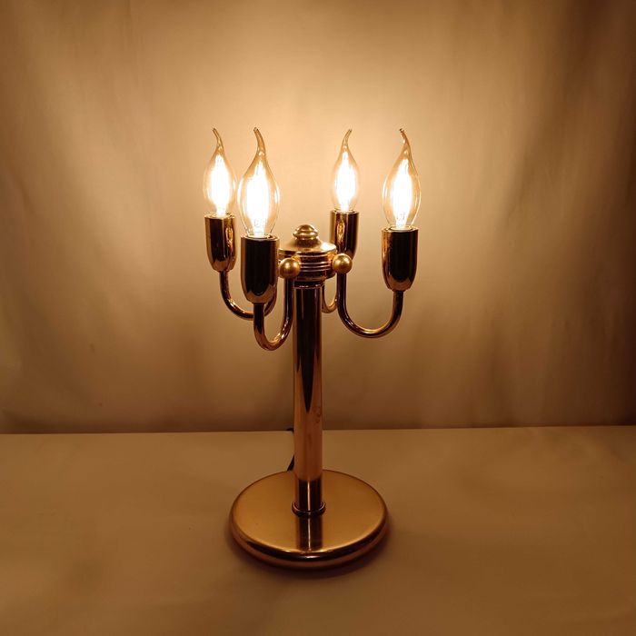 Veioza masa, candelabru, accent, Art Deco, alama, vintage