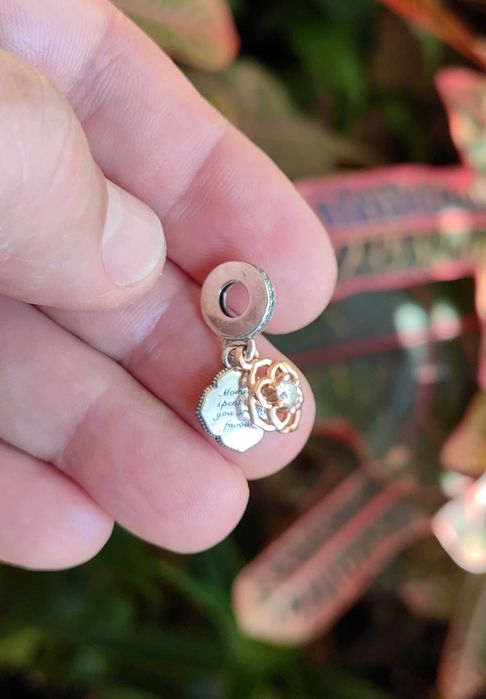 Pandora Талисман висулка Красива като роза, Пандора висулка