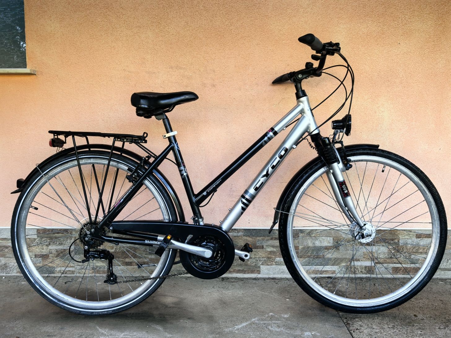 CYCO COMFORT Алуминиев Градски Дамски Велосипед Колело 28цола 24 ск.