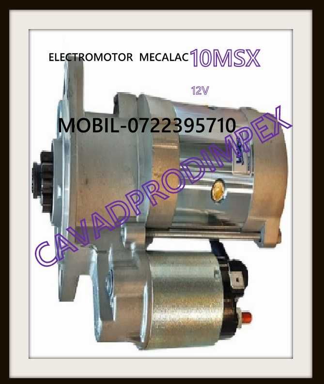 Electromotor NOU   Mecalac 10 MSX excavator anii 2004