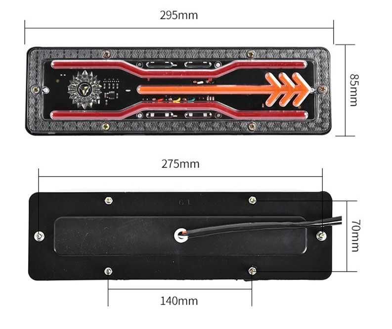 Стоп LED 2бр. за Ремарке , Бус, Камион, Каравана и др. 12-24V/ -3583-2