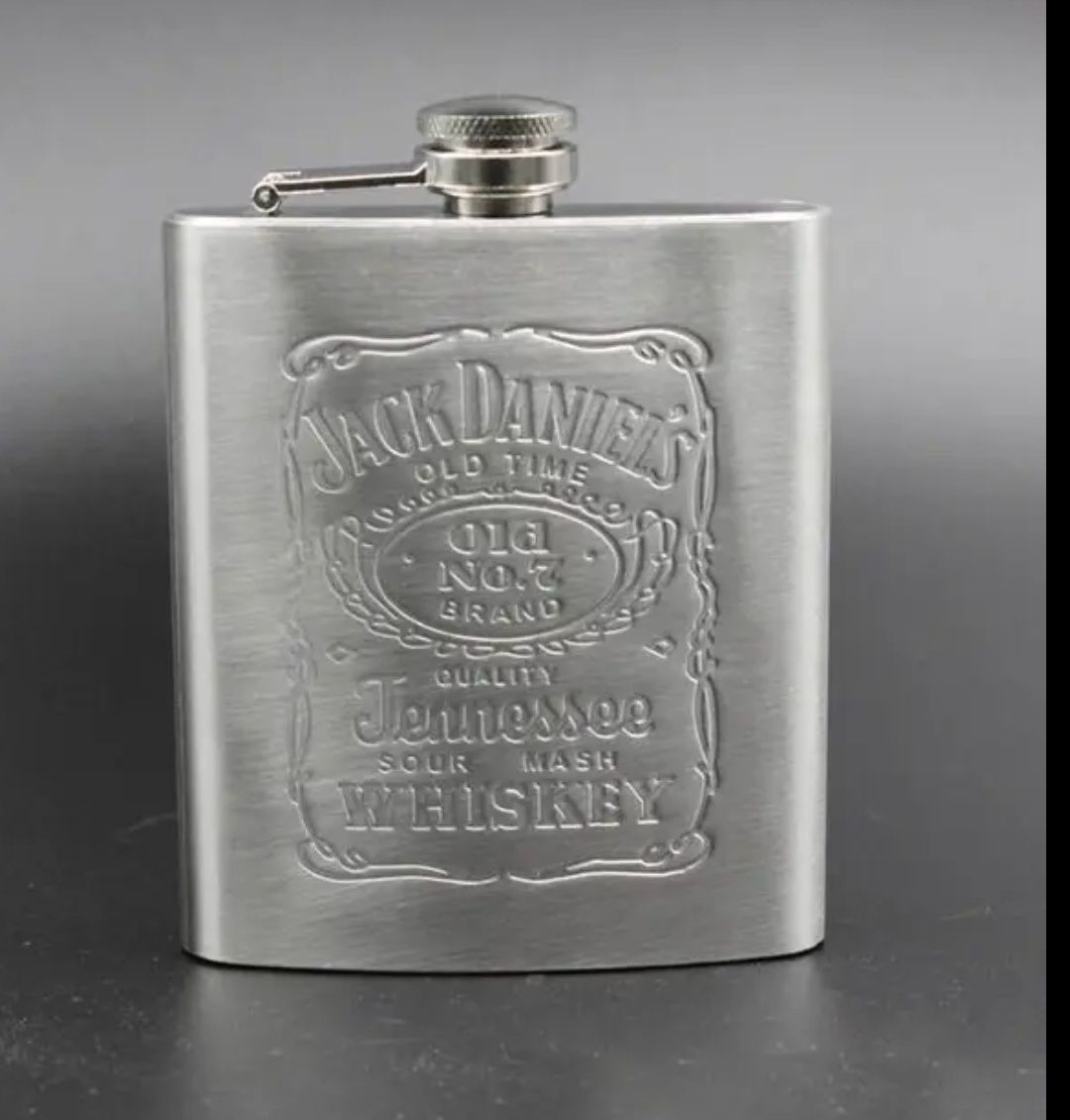 Botelcuta Jack Daniel's Recipient Inox Whiskey Plosca