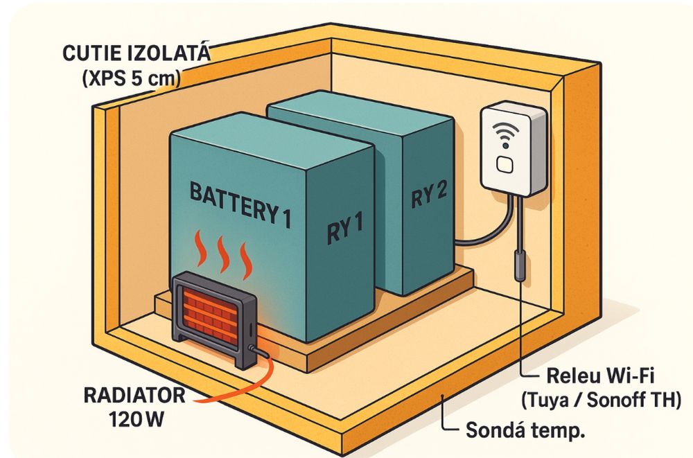 Incalzire pentru baterii