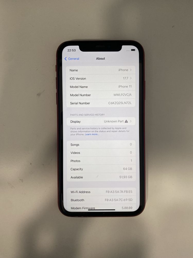 iPhone 11 64GB ID-XXL3339