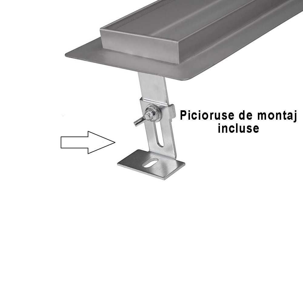 Rigola de dus din otel inoxidabil cu acoperire ceramica 40cm-90cm