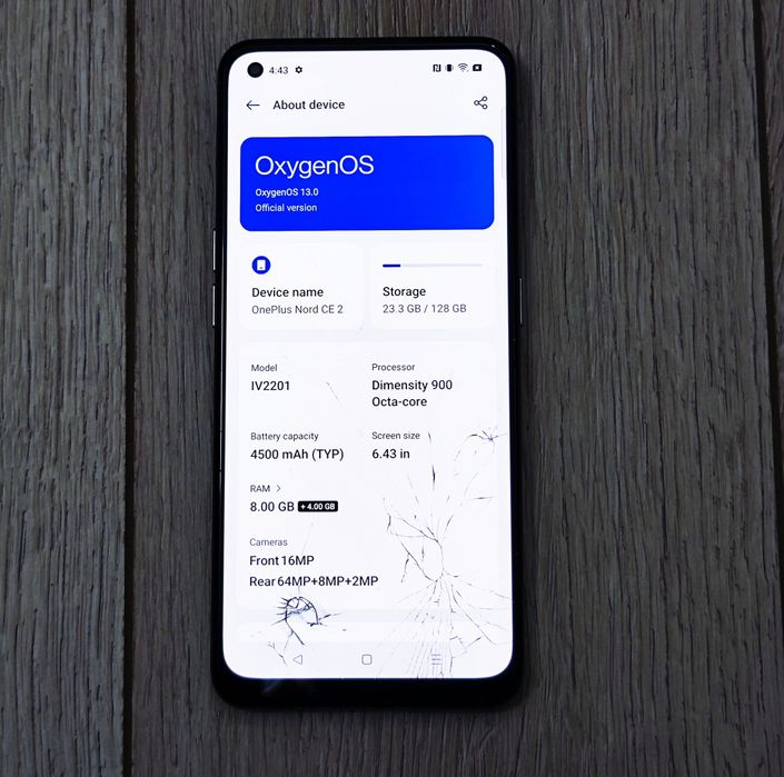 OnePlus Nord CE 2 - Display crapat, perfect functional, 8GB RAM / 128G