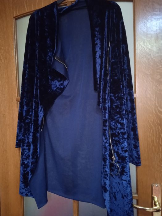 Cardigan elegant din catifea fină