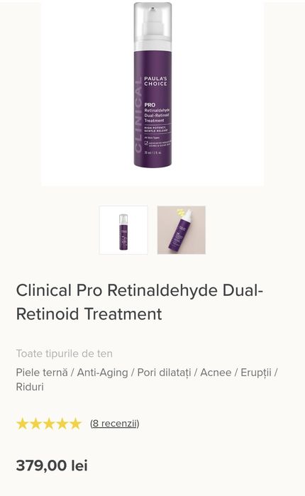 Paula's Choice Pro Retinaldehyde Dual Retinol Treatment NOU