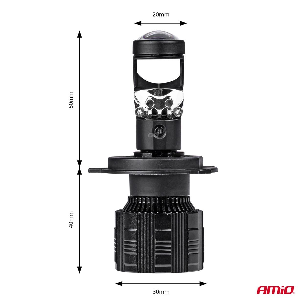 Led крушки за кола серия pl lens h4/h19 lens 6000k canbus ...