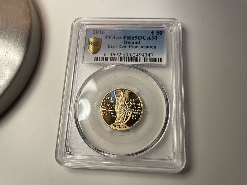 Ireland 2016 PCGS 1/4 унция злато