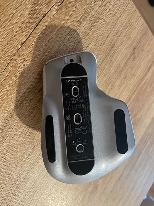 Мишка Logitech - MX Master 3S, оптична, безжична, Pale Grey в гаранция