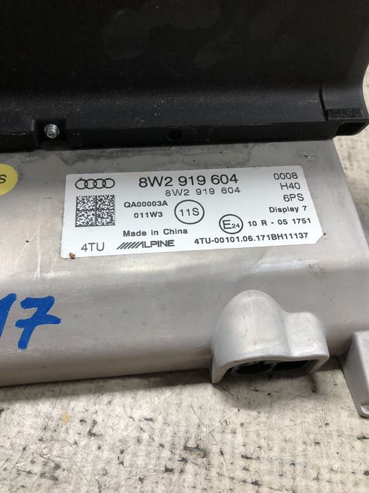 display navigatie audi a4 b9 2017