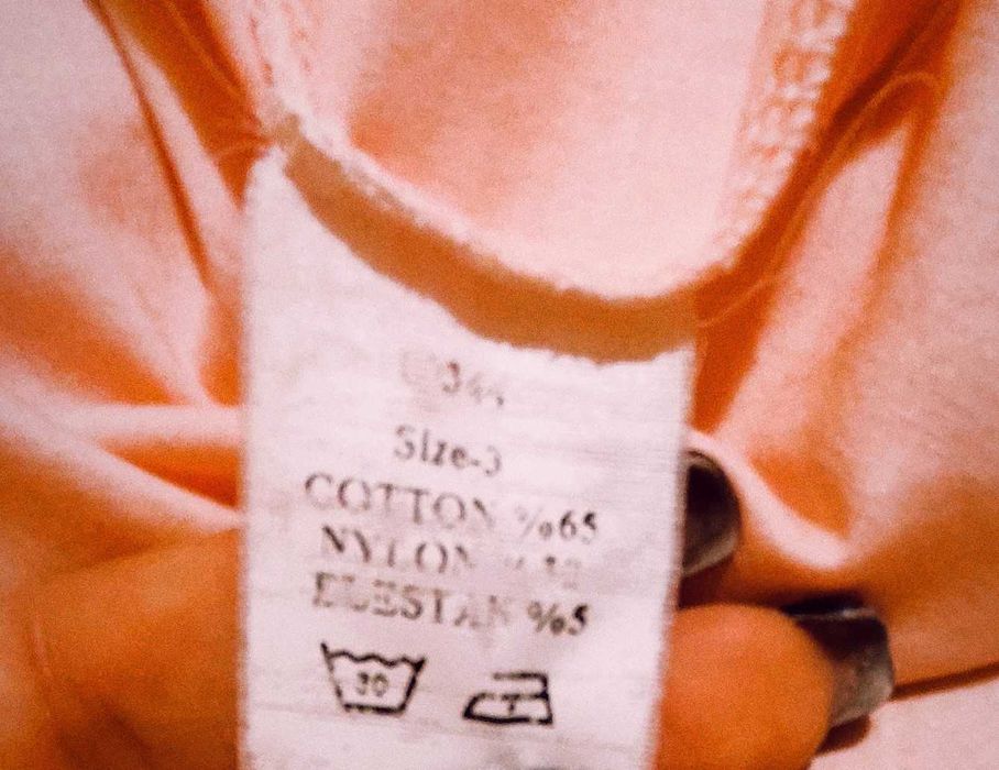 Банкетна лятна дамска риза, бледорозова с бродерия; 4XL–6XL/BG 54–58