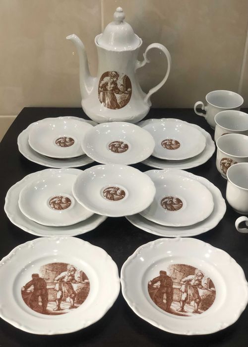 Serviciu /Set de  cafea /ceai din portelan Bavaria Germany.
