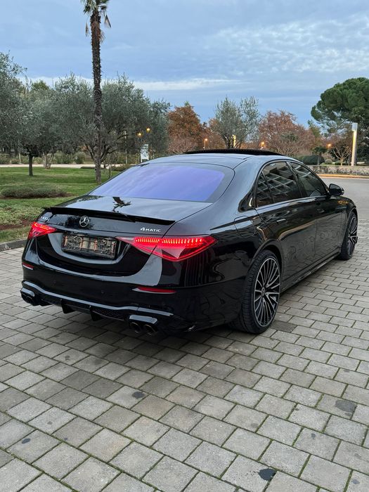 Difuzor Bara Spate MERCEDES S Class W223 Cu Ornament Tobe Model Brabus