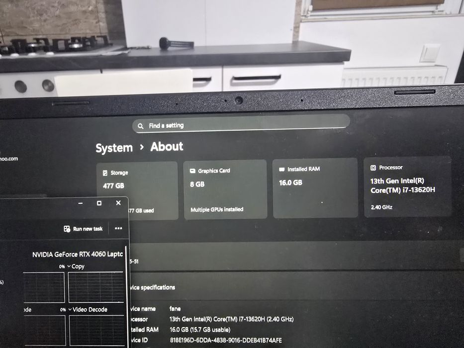 Acer nitro V15 RTX 4060