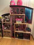 Casa papusi kidkraft - lemn Bonus rulota Barbie