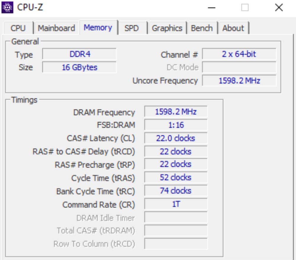 Kit Memorie Ram 16 GB CL22