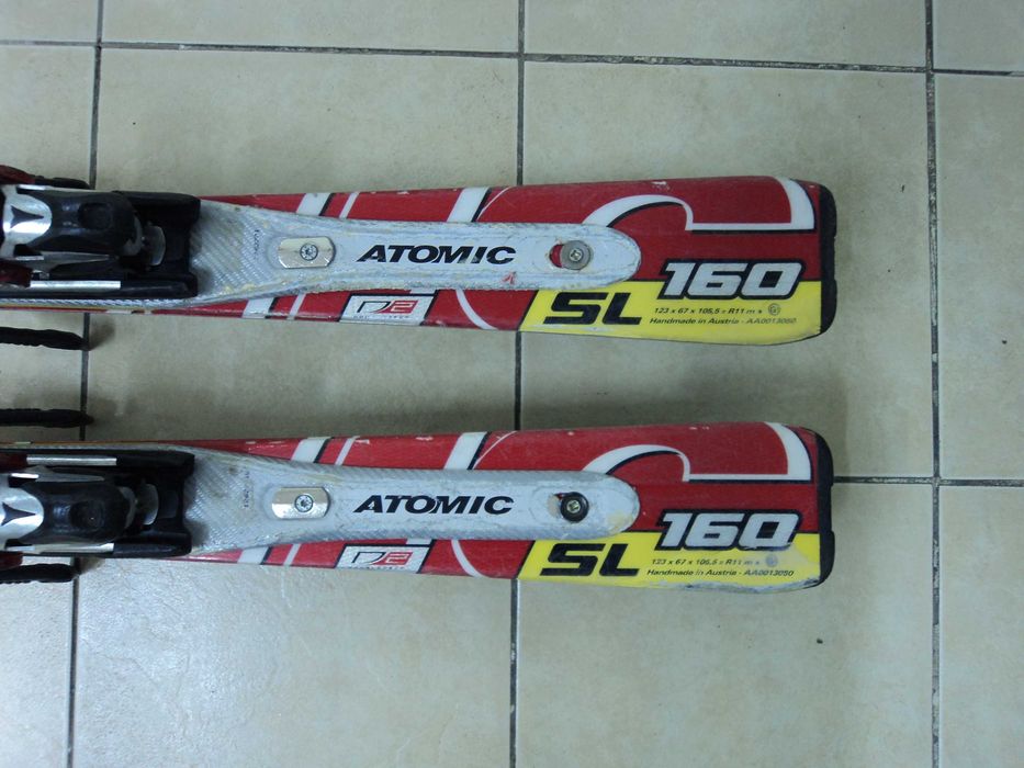 Не новые лыжи ATOMIC м-ль RACE SL Titanium 157 см с кр ATOMIC NEOXTL12