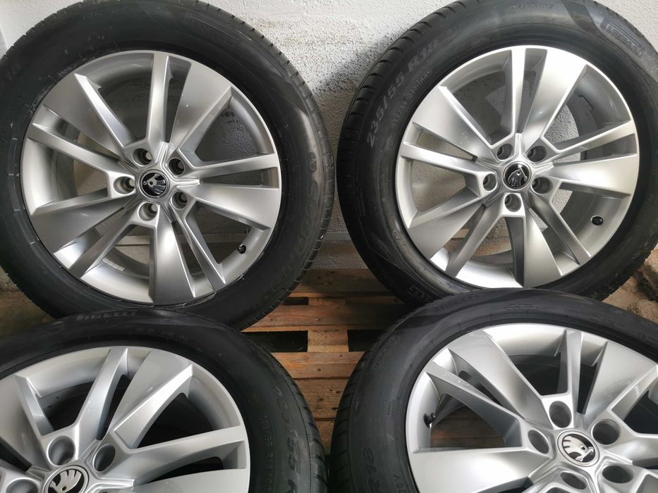 Jante Originale Skoda Karoq / Kodiaq  . R 18 cu anvelope de vara