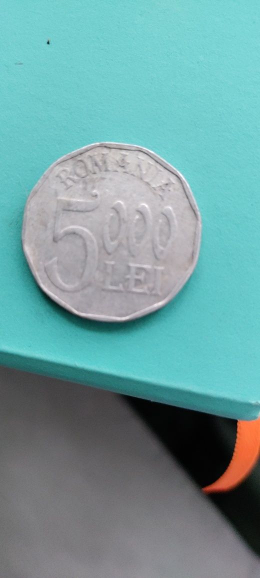5000 lei 2004 rar , lot monede Romania