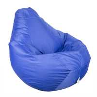 Fotoliu puf / scaun bean bag - 105 x 70 cm - albastru