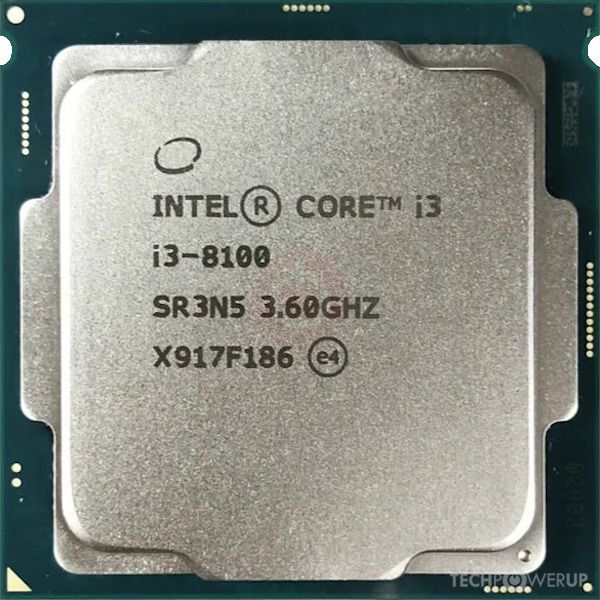 i3 8100 LGA 1151v2 процессор