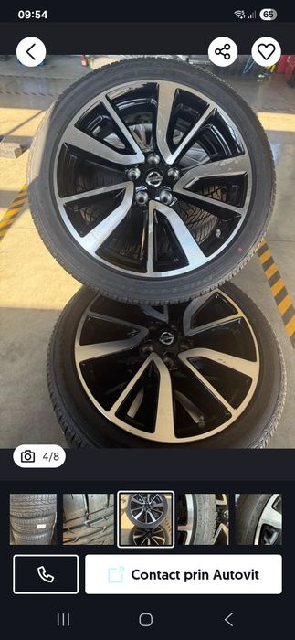 vand jante cu anvelope si senzori