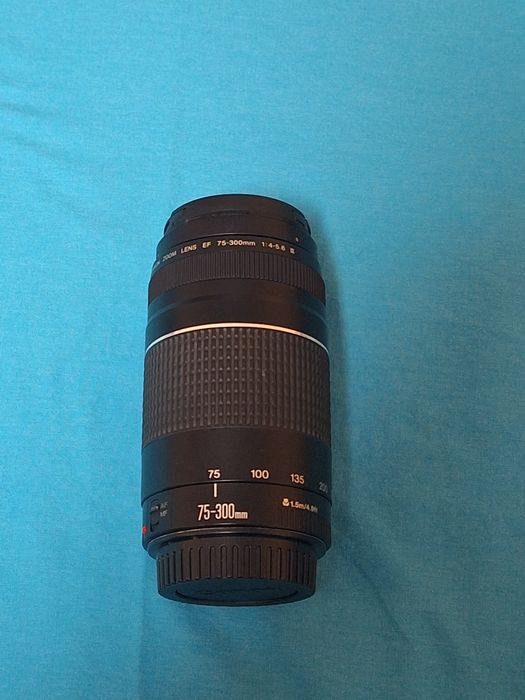 Canon 4000D cu ob 75-300mm