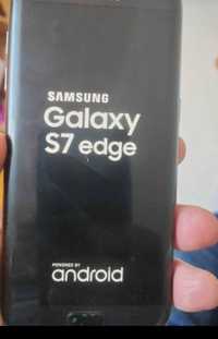 Samsung S7 edge cu o fisura pe sticla