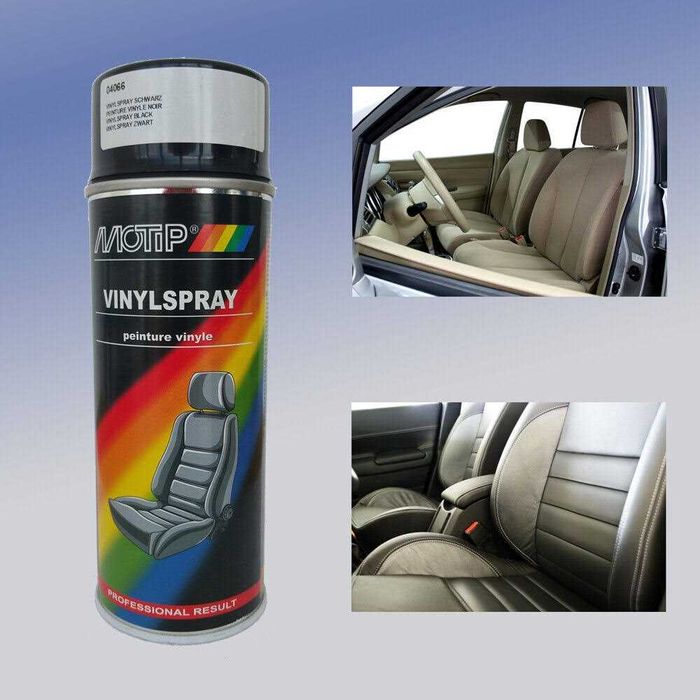 Спрей за кожа, винил, за поправка, 3 цвята черен, бежав или сив