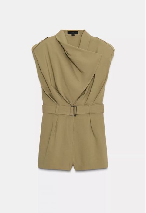 Дамски гащеризон с подплънки и колан