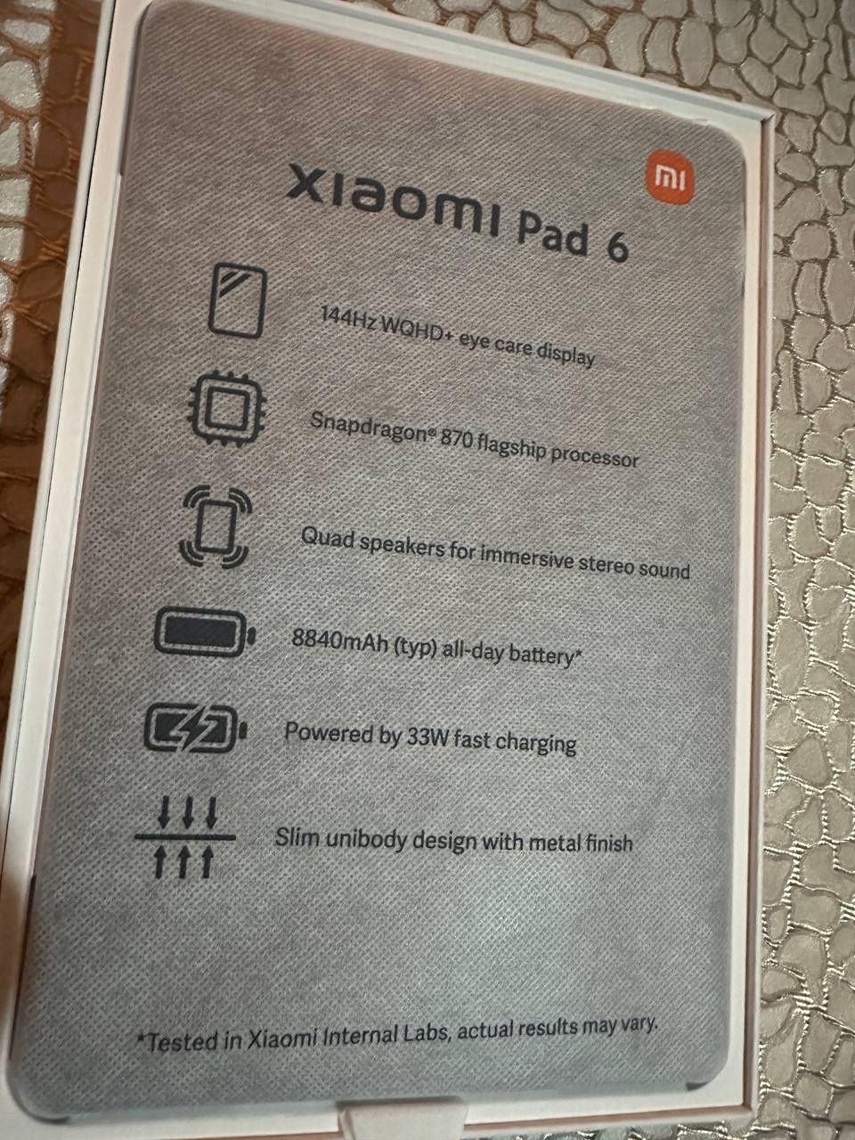 Planshet Xiaomi pad 6