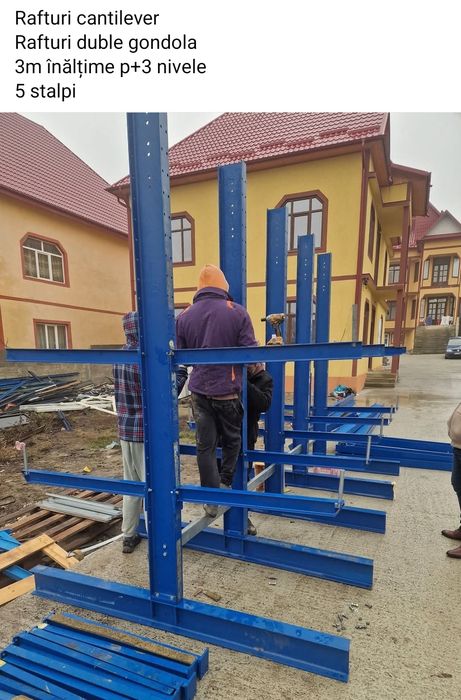 Rafturi metalice cantilever rastele