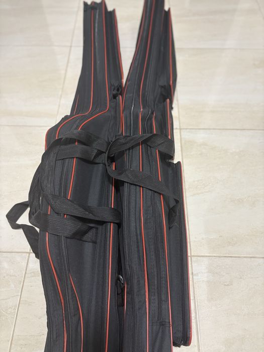 Set complet de pescuit Lansete, mulinete, avertizor, swinger, husa