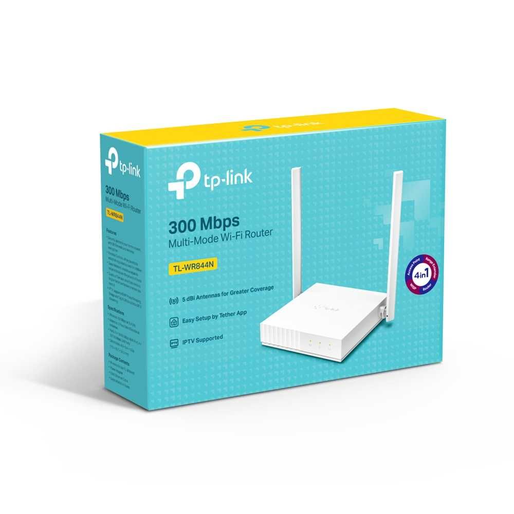 Безжичен Рутер TP-Link TL-WR844N N300 Многорежимен Wi-fi рутер