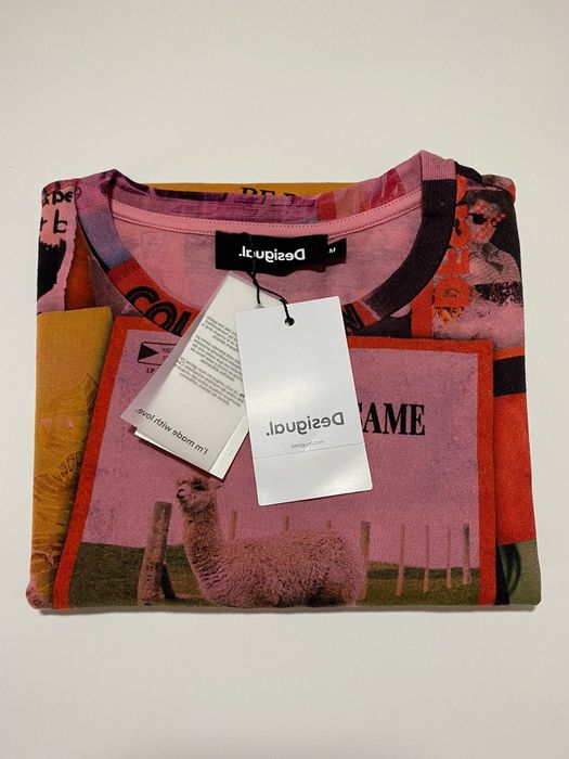 Tricou DESIGUAL nou cu etichetă