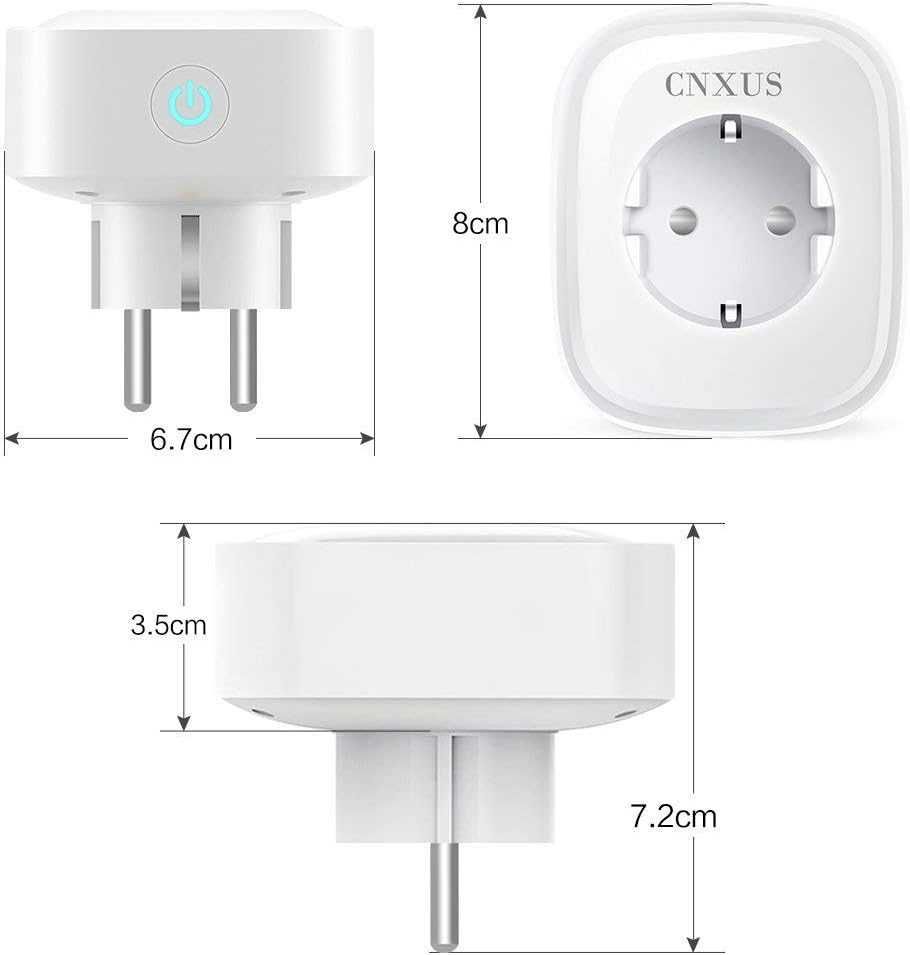 Интелигентен WiFi CNXUS Smart контакт,2 бр/к-кт за Android,iOS