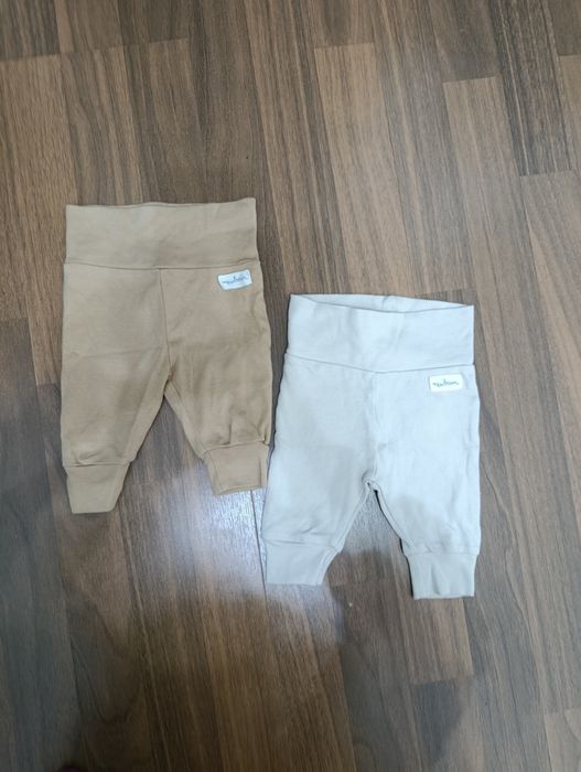 Set 2 Pantaloni Tip Colanți Newborn - Mărimea 56