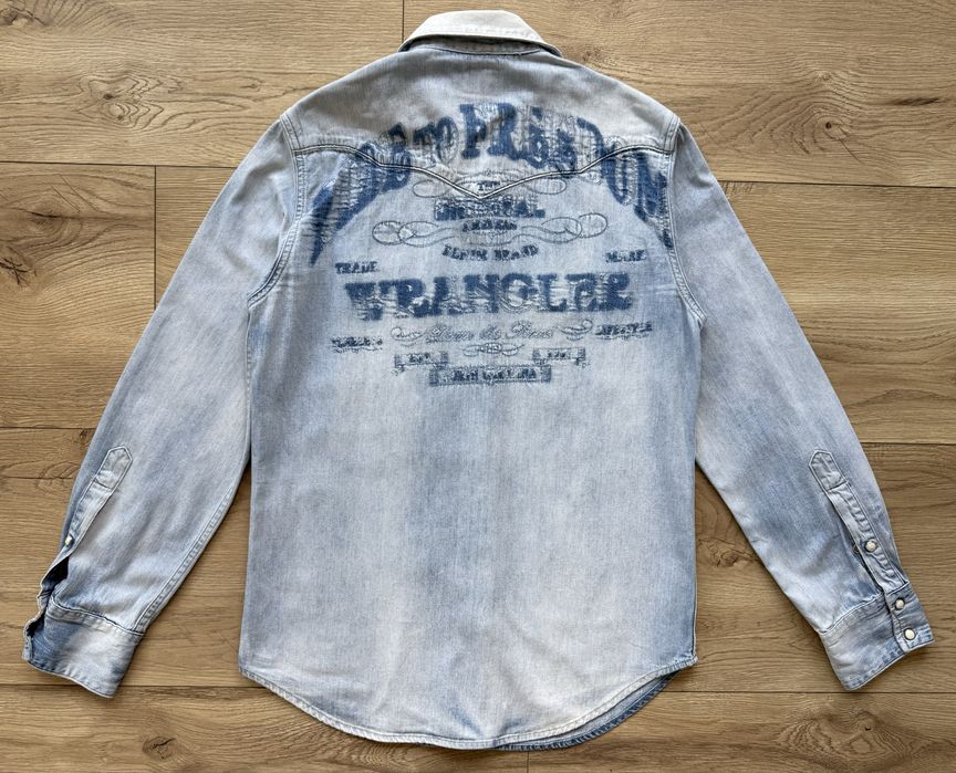 Camasa Blugi WRANGLER Western Imprimeu Barbati | Marime S