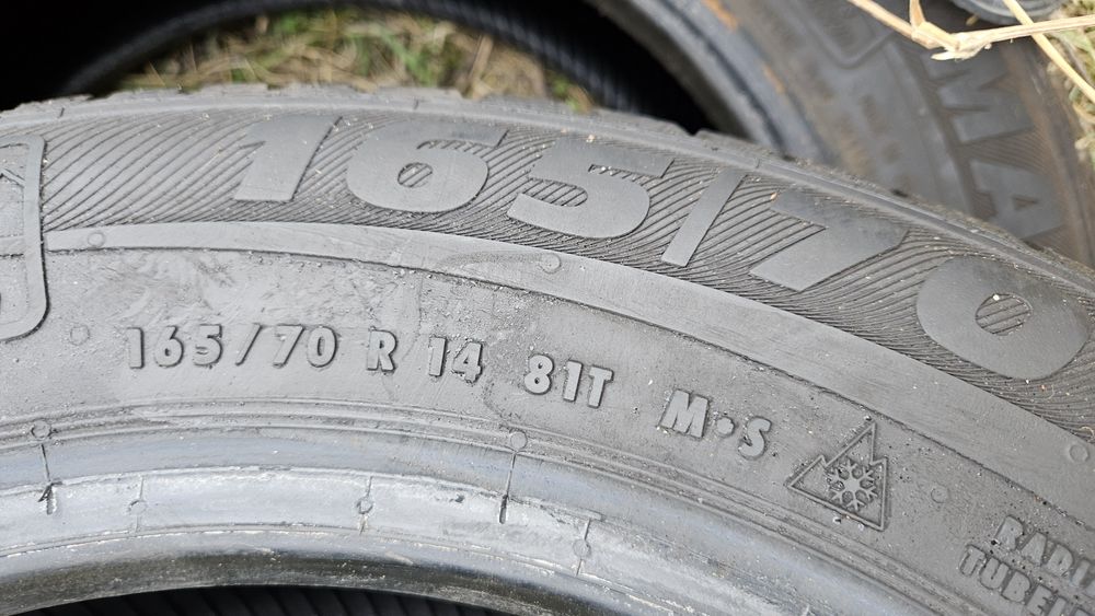 2бр гуми 165 70 14 семперит