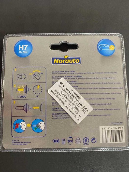 Set becuri auto H7 55W