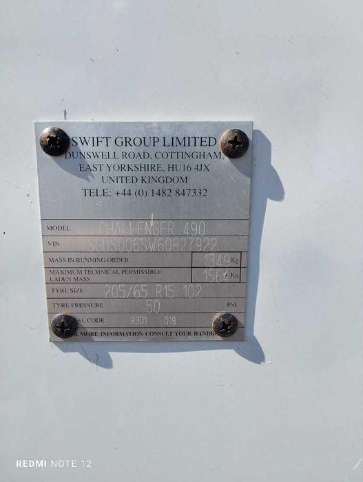 Каравана Challenger Swift 490