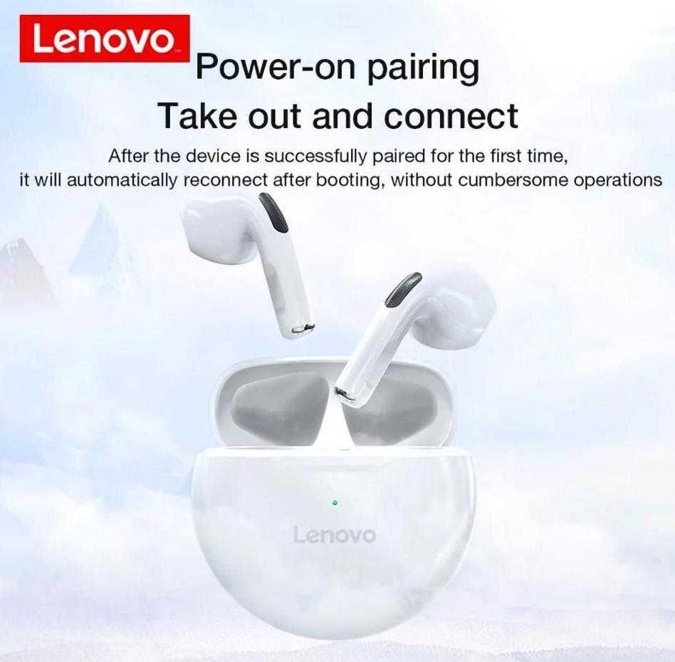 Lenovo Bluetooth слушалки + гаранция