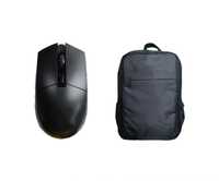 Беспроводная мышка и рюкзак для ноутбука