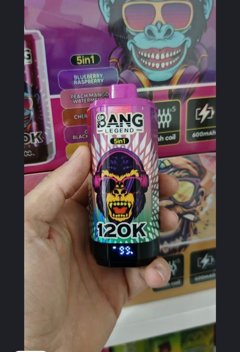 Vape 120.000 Puffs 5 Arome Reincarcabil Display