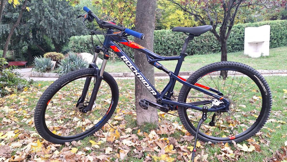 Bicicletă MTB Rockrider 540 S – cadru M, roți 27.5”, full suspension
